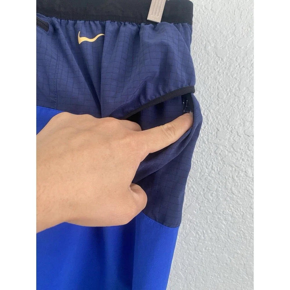 Nike Trail Shorts Royal Blue Navy Gorpcore Utility Running Shorts Men's Size L